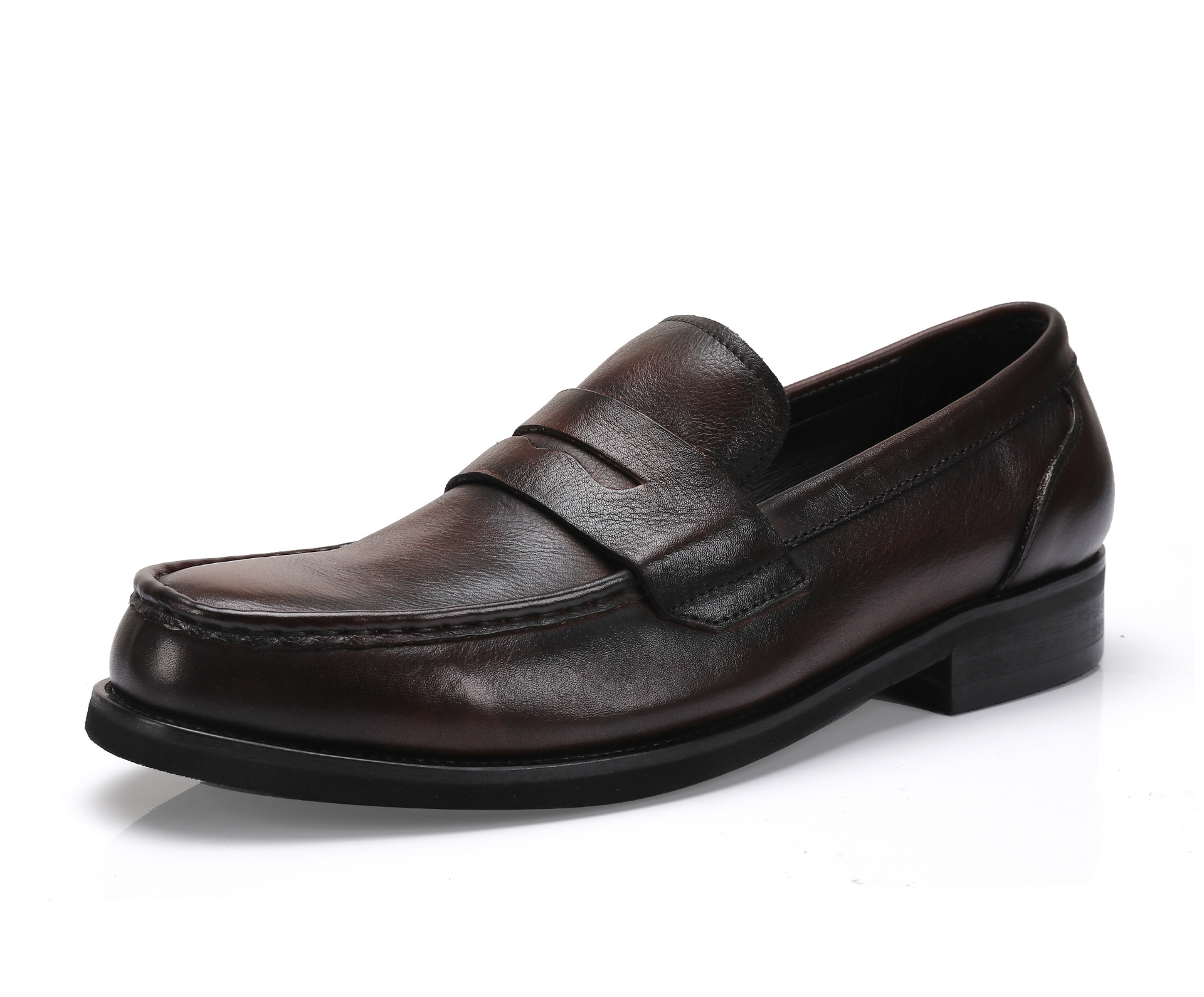 Vinter nye herre gummi ydersål slip-on business formelt tøj let luksuriøs high-end lige sko_voghion.com