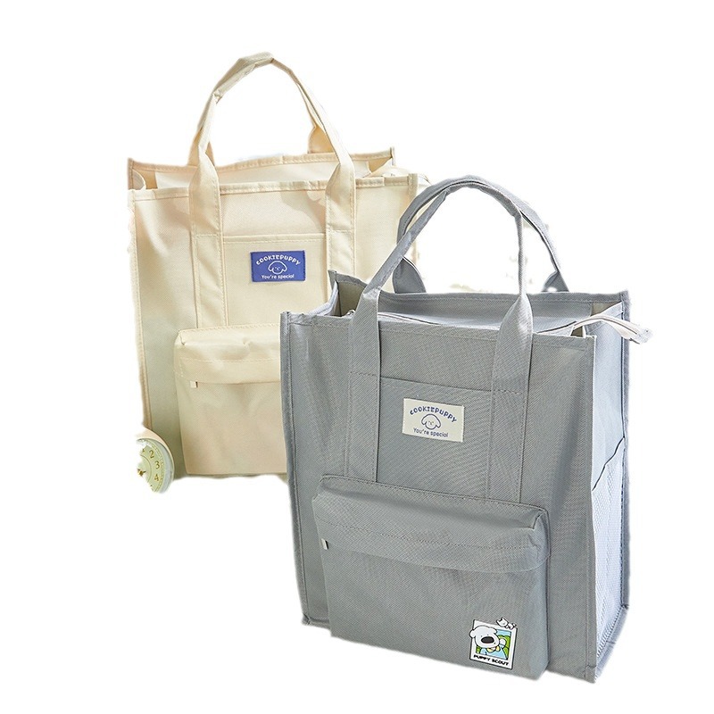 Estudiante de escuela primaria verano tutorial bolsa bolso tutorial bolsa cremallera libro bolsa de almacenamiento bolsa de libros para niños