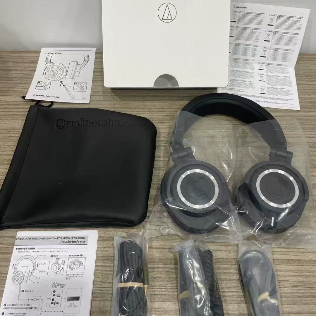 ATH-M50X Наушники накладные проводные мониторинговые наушники Technica трансграничная внешняя торговля горячая оптовая тайваньская версия