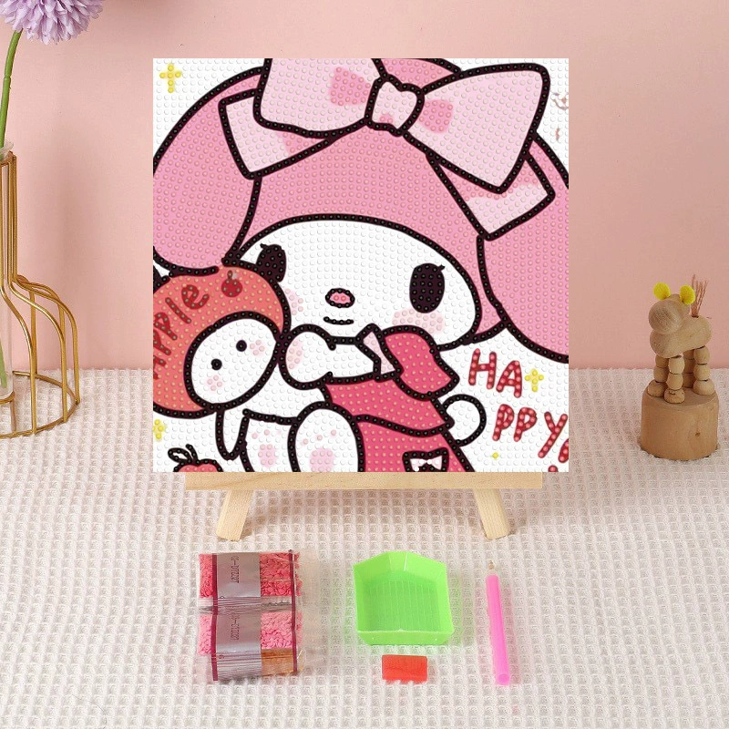 Алмазная вышивка (canvas) Genshin Impact DIY, 20×20 / 30×30, деревянная внутренняя рама и набор инструментов