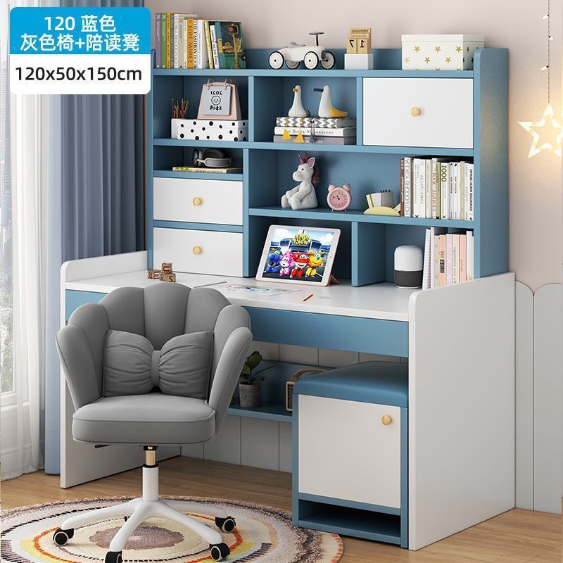 120 블루 + 꽃잎 의자 + 독서 의자