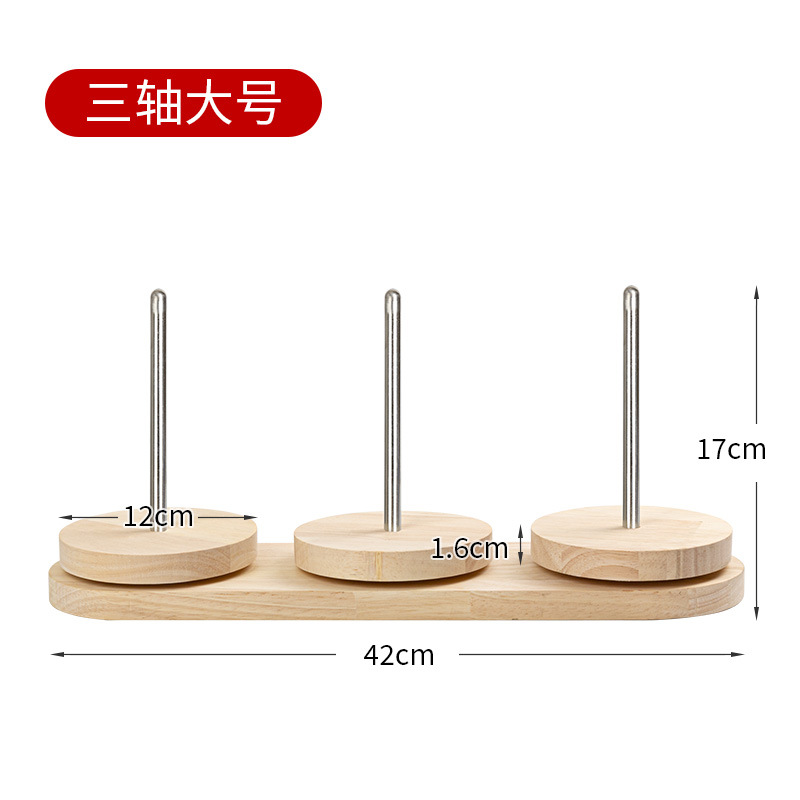 Herramienta auxiliar de tejido manual desmontable marco de eje giratorio de lana portátil bobina de plástico de lana