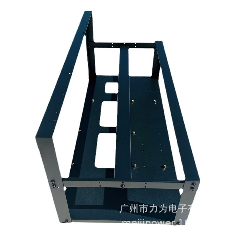 美基 8 card open bracket, 8GPU graphics bracket, graphics card frame, eight card racks, source factory
