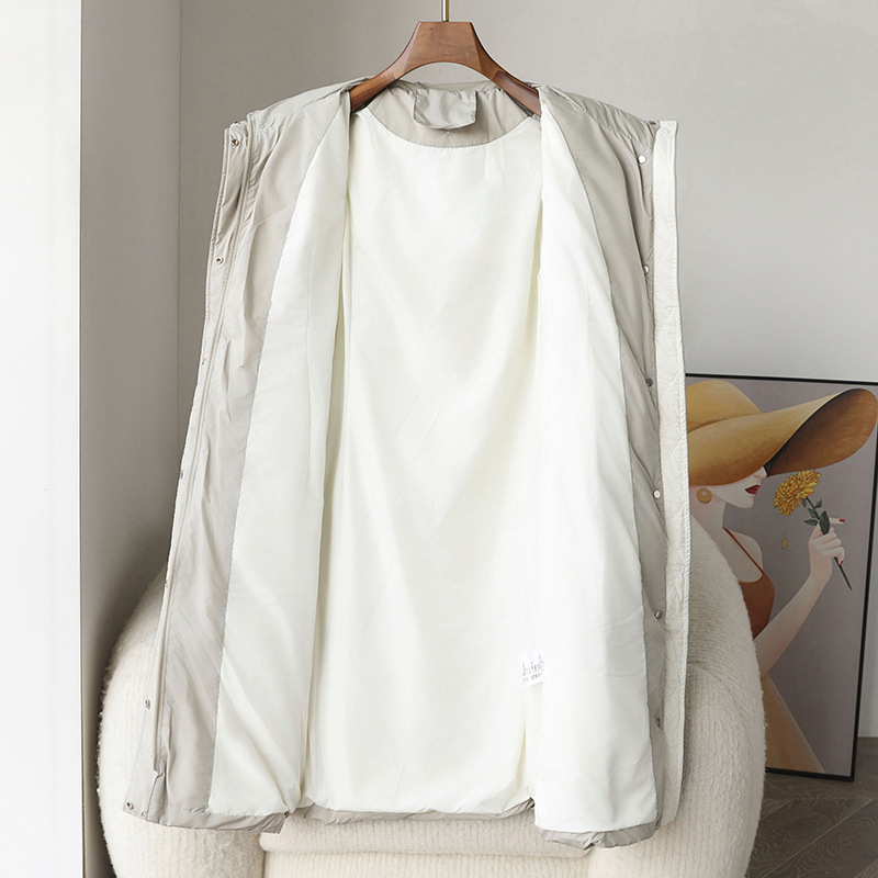 Women's Clothing Down jacket for women winter 2024 new high end Pinghu white duck down long white duck down warm women's clothing wholesale_voghion.com