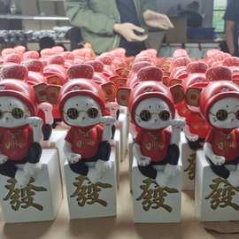 树脂摆件定制潮玩手办定做工艺品加工厂文创IP吉祥物卡通公仔代工