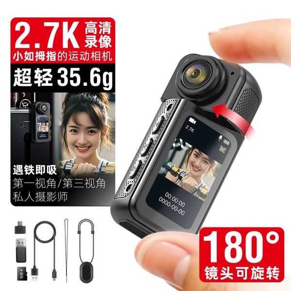 Black camera, memory card
