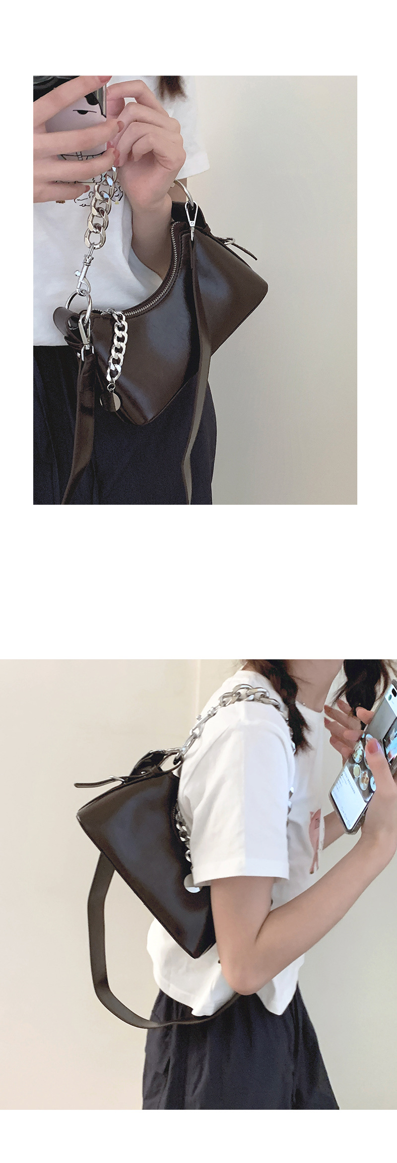 Women's Small Square Chain Crossbody Bag For Women Elegant Style_voghion.com