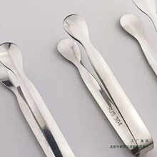 304不锈钢冰夹柠檬方糖香菜佐料夹子奶茶咖啡糖夹小号烧烤食品夹