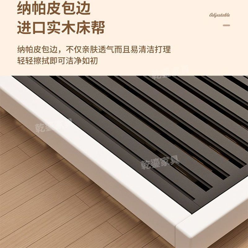 现代简约双人悬浮床无床头榻榻米单人铁艺床架宿舍出租房排骨架床|undefined
