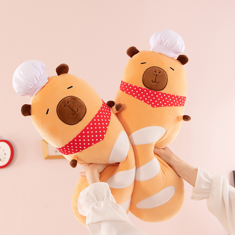 柔らかいバゲットカピバラベッド枕ぬいぐるみカピバラ枕人形ギフト用|undefined