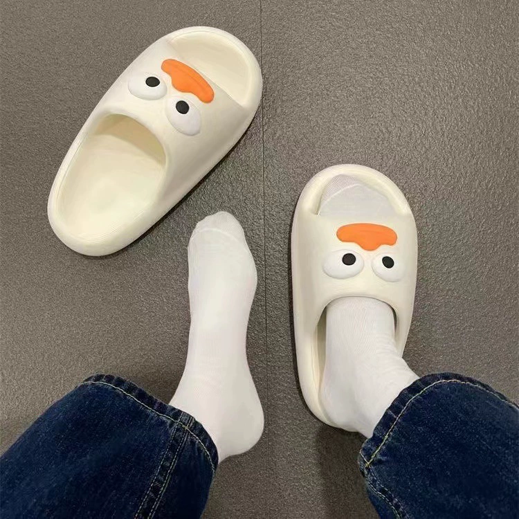 Лето дома и за рубежом, чтобы носить экскременты, удобные сандалии и тапочки, Мультяшные милые дезодоранты на толстой подошве, увеличивающие рост тапочки для женщин