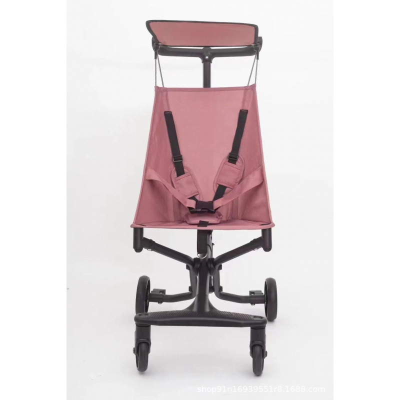 보라색 알루미늄 합금 + 차양 [1~6세용 대형 모델]