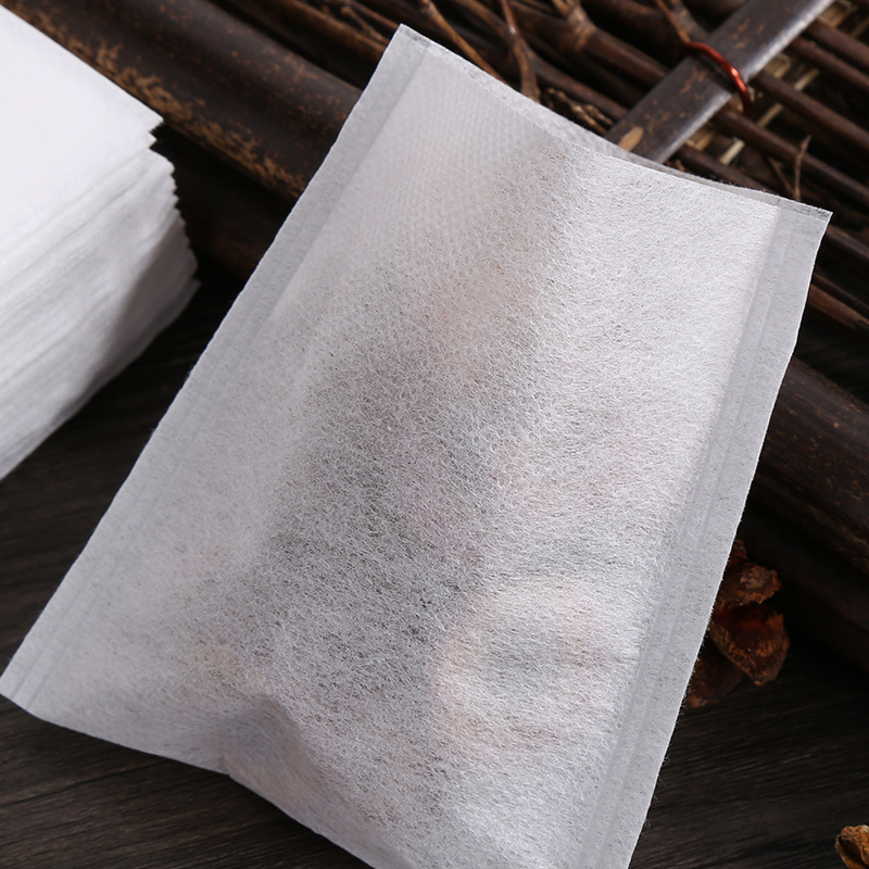 100個無紡布10*14cm平口熱封一次性茶包袋煎藥袋泡茶袋茶葉過濾袋