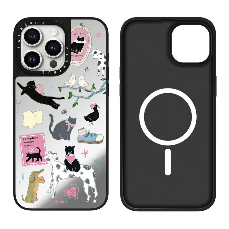 CASEスイートハートトレインroria携帯電話ケース iPhone16ProMax対応 Apple15カップル携帯電話ケース17|undefined