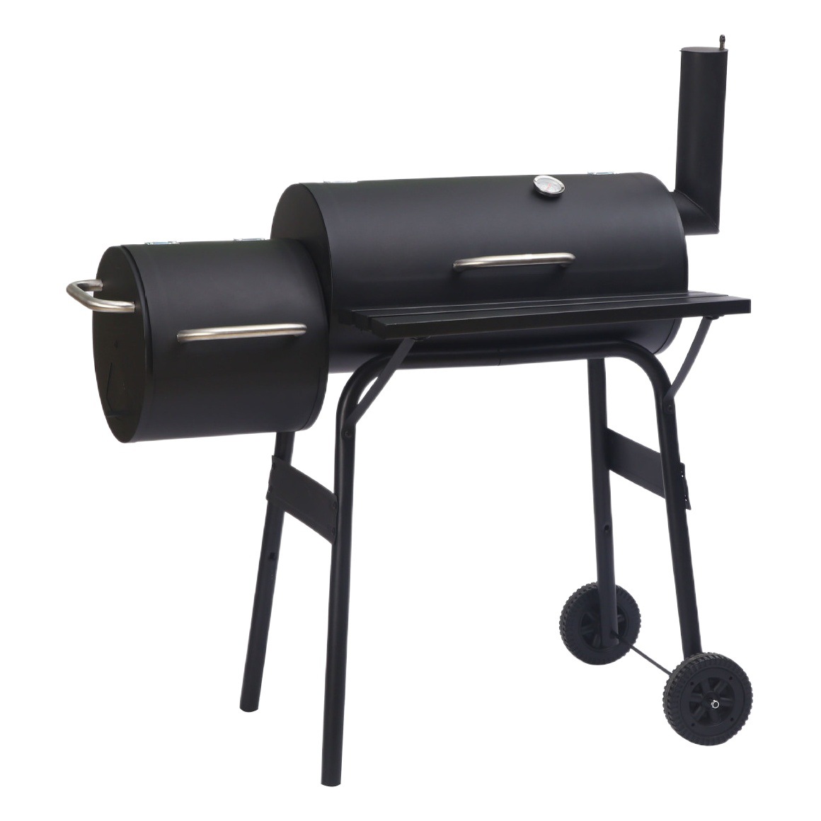 Soy una fábrica pequeña niño-madre estufa de barril redondo doble barril estufa de barbacoa niño-madre parrilla de barbacoa parrilla grande