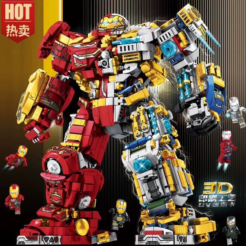 Lego, constructor, toy for boys, robot, Iron Man, Birthday gift