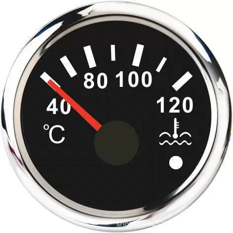 发动机组温度 水温表40-120度 带报警点