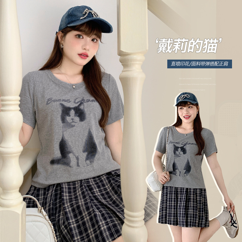  夏  XL-5XL 大きいサイズ Tシャツ