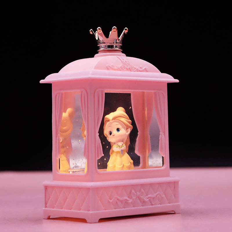 少女心水晶灯オルゴールかわいいお姫様小夜灯誕生日プレゼント置物学生用品逸品卸売り|undefined