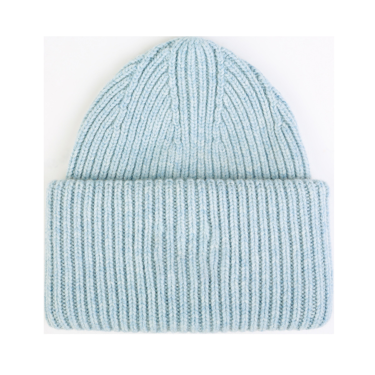 【スポット】新商品100% メリノウール保温ニット帽秋冬人気オーダーメードLogoフリップコールドキャップ