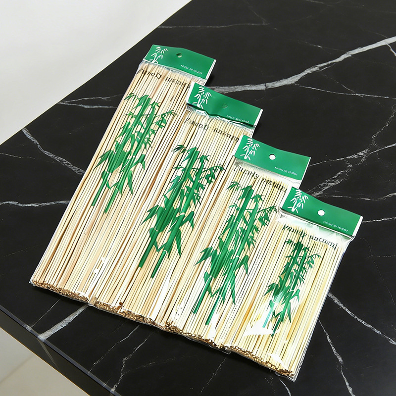 一次性竹签花束小吃竹签串串香麻辣烫水果羊肉串烧烤签子厂家批发