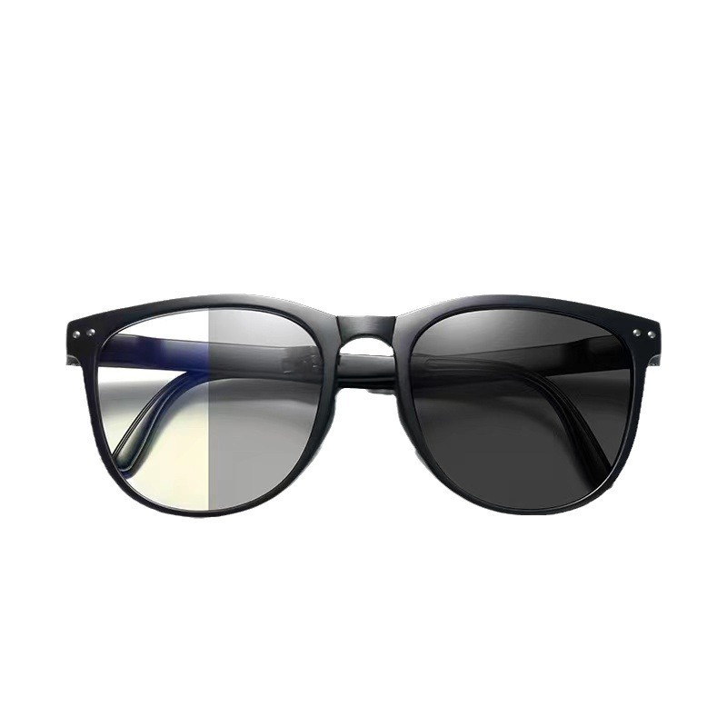 Plegable gafas fotocromáticas nuevo plegable conveniente fotosensible fotocromático anti-azul luz miopía gafas personalidad gafas de moda