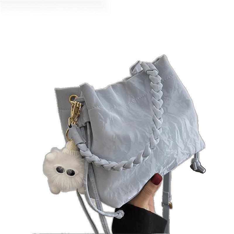 ハイエンドの西洋スタイルのニッチなピンクのバッグ、女性の新しい多用途クロスボディバッグ、ファッショナブルなハンドバッグ、バケットバッグ|undefined