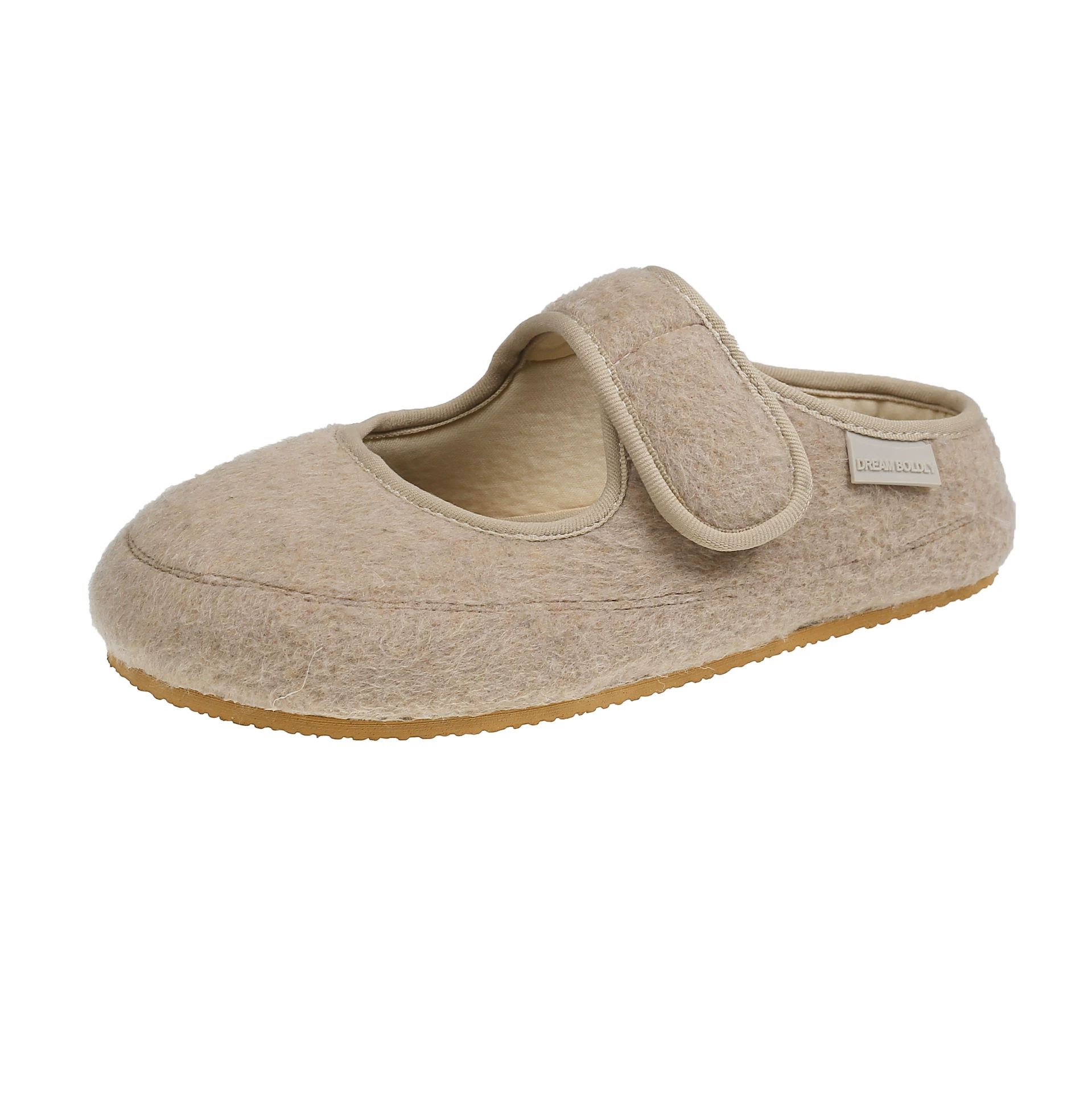 Flat -bottom leisure one -footed Baotou semi -slippers Women wearing shallow mouth Mary Zhen shoes Lazy single shoes