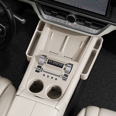 Suitable for 26 Models of Other Automotive Interior Supplies - 26-tank-500-beige-upper-central-control-silicone-pad