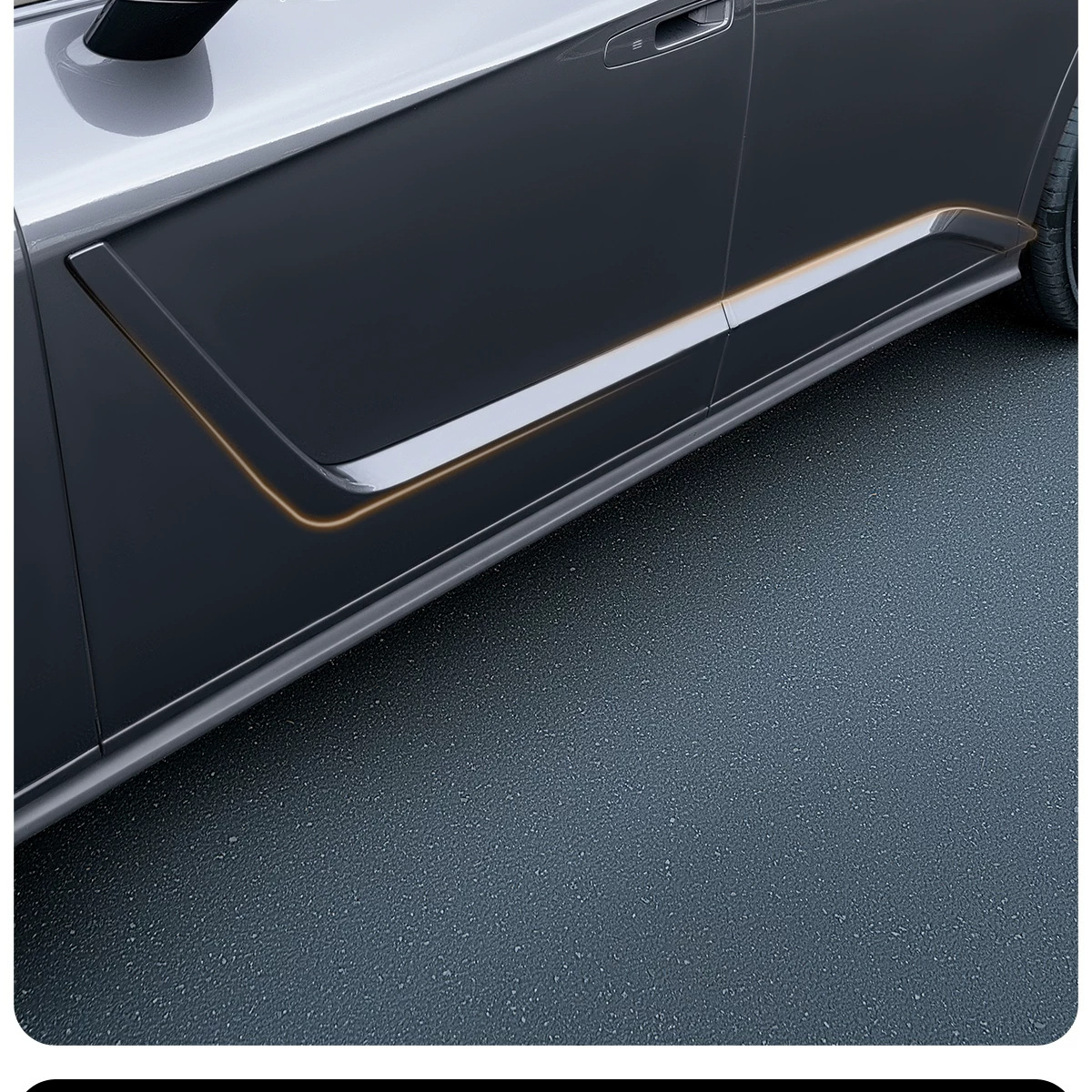 Suitable for Lexus ES300h body trim, door decoration, original car modification, waistline, and exterior accessories