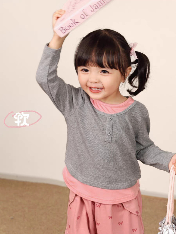 慵懒风女童休闲假两件2025小女孩春秋季新款糯米儿童上衣宝宝时尚|undefined