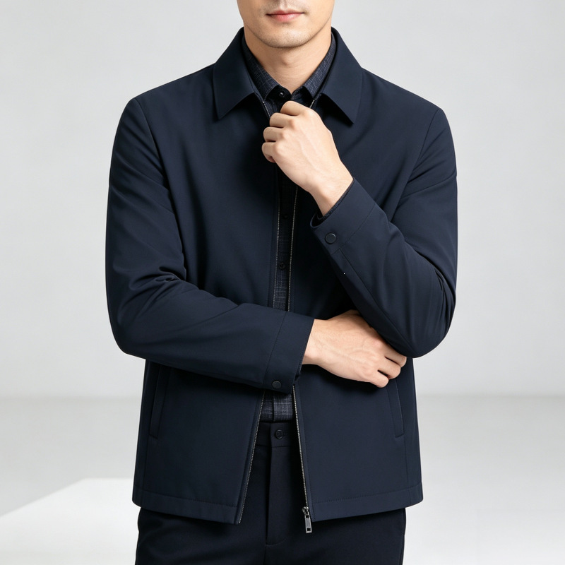 Twelve Pastures high-end quality men's autumn new collection: 2026 versatile men's blazer with a lapel collar