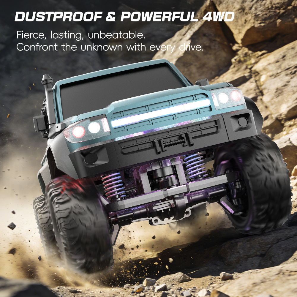 (Cross-border trading), high speed four wheel drive wireless off-road remote control car, car model, toy car, can climb 5