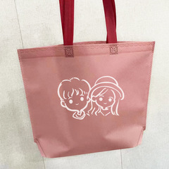 Clothing non-woven handbags shopping bags printed advertising gift bags shoulder bags non-woven bags manufacturers wholesale