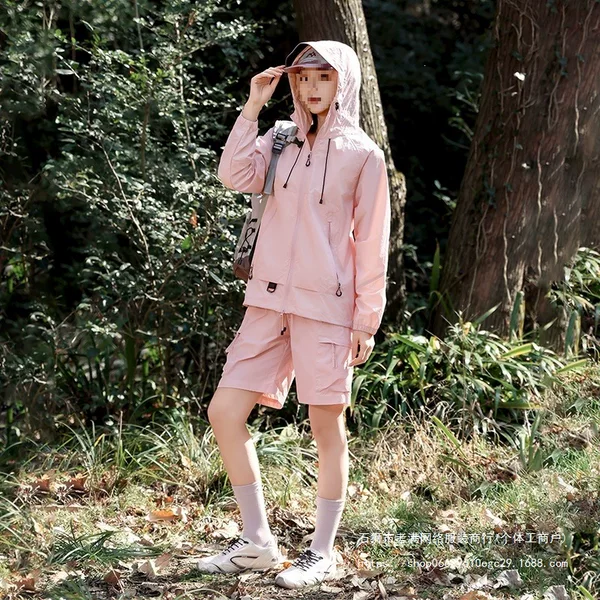 Popular live-streaming product: Women's summer mountain-style sun protection suit, UV-resistant, lightweight, breathable, essential for outdoor hiking