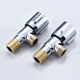 Universal for hot and cold (two red and blue)-three-piece copper wheels