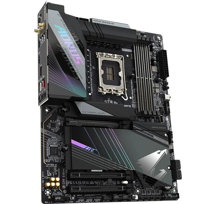 Подходит для материнской платы Gigabyte AORUS Z790 E-Sports Carved X WiFi7 черная, DDR5