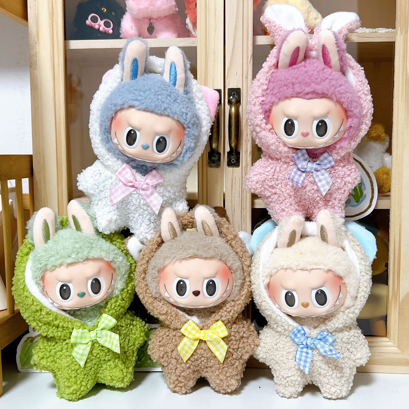 スポットバブルビニール人形ラブブ服着せ替えラブブペンダントかわいい超かわいい人形|undefined
