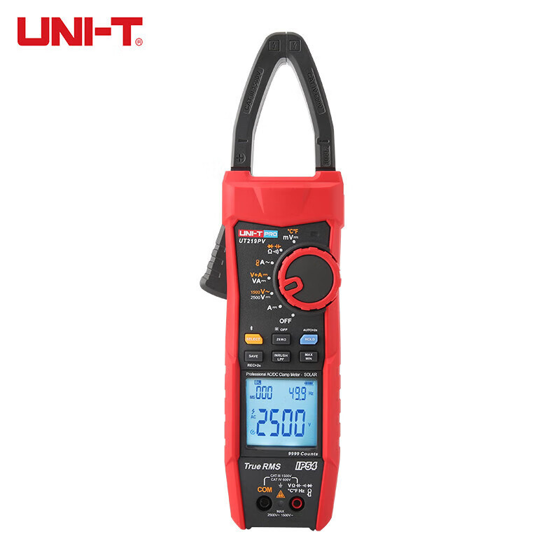 UNI-T优利德真有效值交直流钳形表万能表数字万用表电工UT219PV