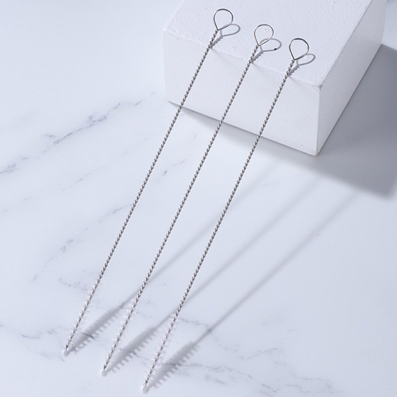 Manufacturers stainless steel suction tube brush milk bottle catheter brush water cup reagent bottle brush nylon test tube brush cleaning tool Manufacturers stainless steel suction tube brush milk bottle catheter brush water cup reagent bottle brush nylon test tube brush cleaning tool