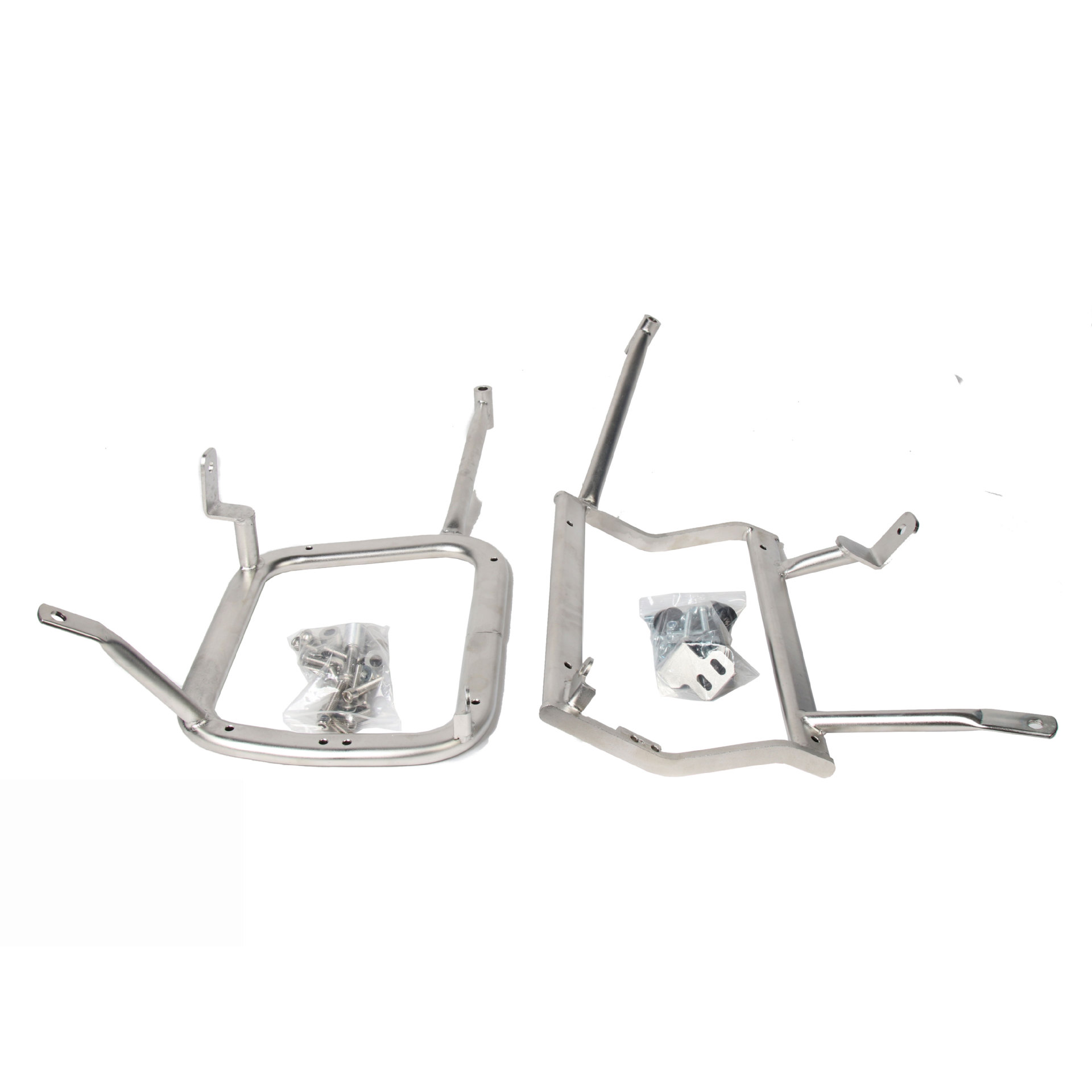 Es adecuado para Suzuki DL1050 marco lateral de acero inoxidable marco lateral de motocicleta caja lateral fijación de soporte estante de equipaje