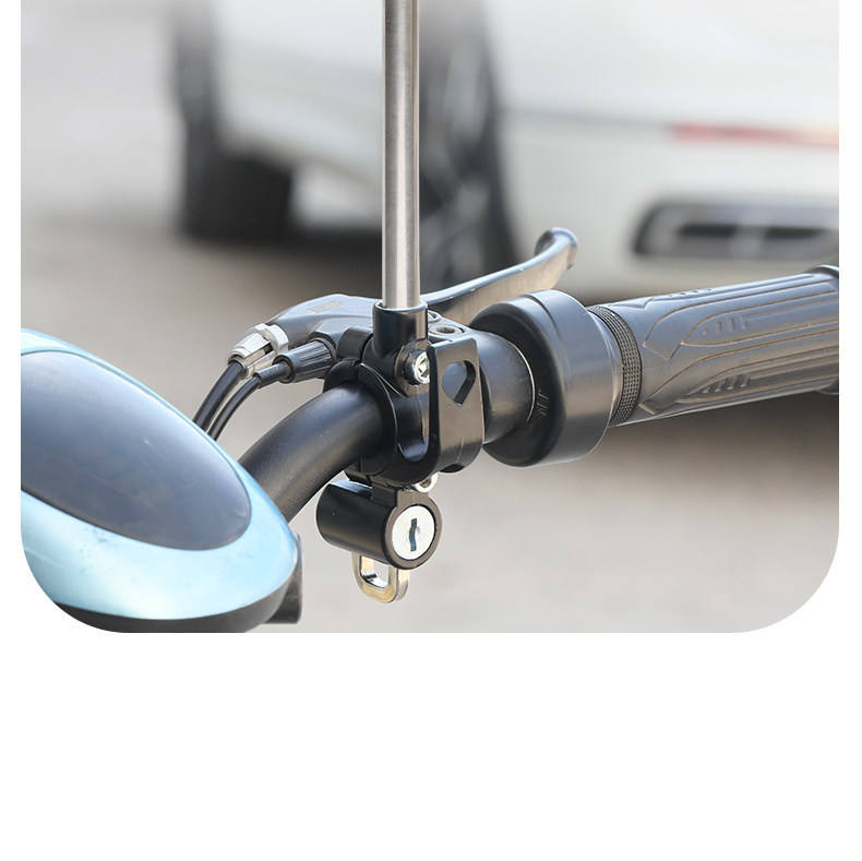 Motorcycle anti-kite line cutter, anti-theft electric vehicle helmet lock, universal handlebar hook lock for securing hats