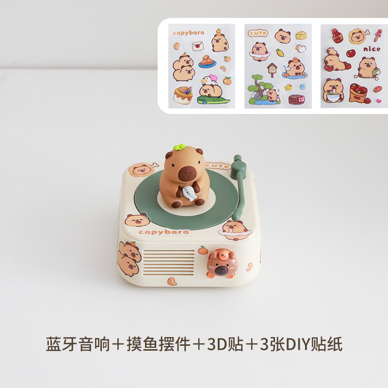 カピバラbluetoothオーディオ漫画人形カード小音響新年誕生日プレゼント年次総会bluetoothスピーカー|undefined