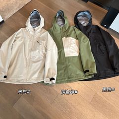 25早秋新款户外登山轻量透气连帽夹克外套男女同款冲锋衣ss09045