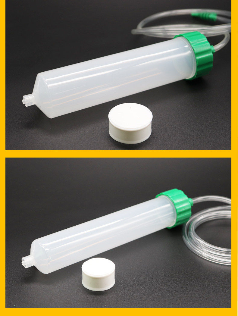 Specialized Glue Dispensing Tube for Dispensing Machines, Thickened and Enlarged, Available in Multiple Sizes from 3Cc to 500Cc, with Dispensing Needle and Piston Adapter