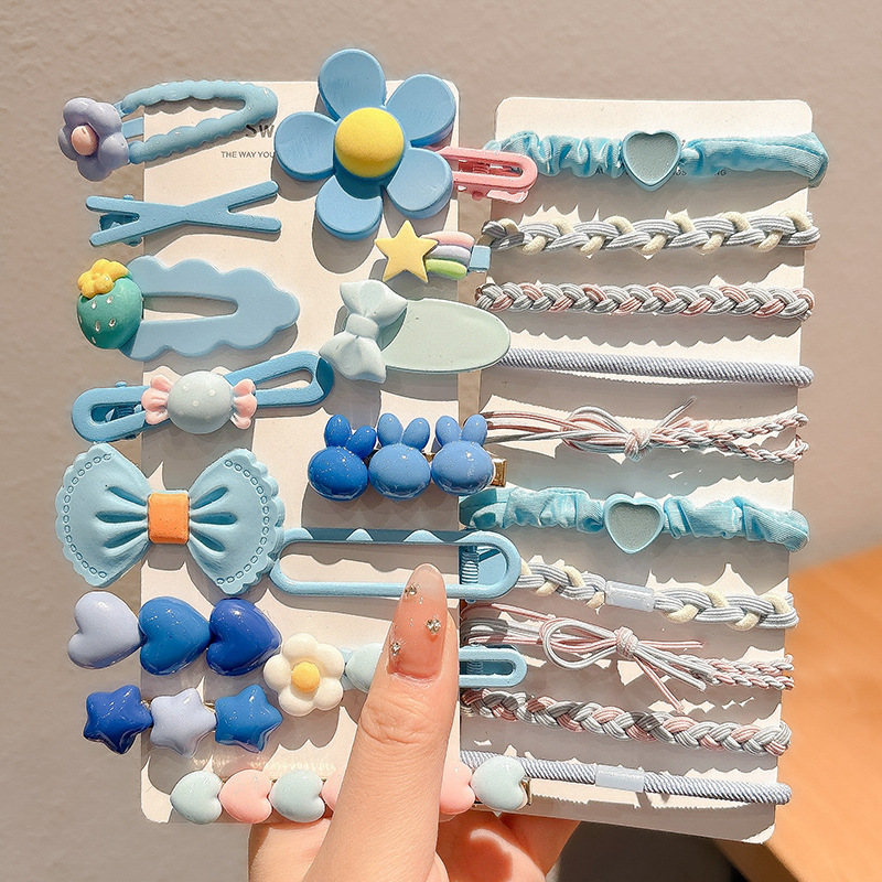 2024 nuevo clip BB de color lindo clip de cabello de boca de pato chica lateral clip de frange para niños tocado tarjeta de cabello rotura