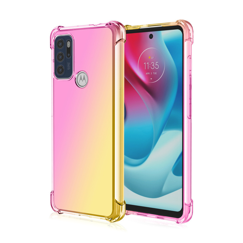 +Moto G55 Mobile Phone Case G85, G24 Anti-Fall g 5g2023 Gradient G35 Anti-Fall G23 Is Suitable for