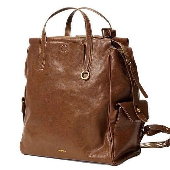 [Original Factory] Songshan Xia Song's New Tracking Series Large Backpack, Vintage Vegetable-Tanned Leather, 16inch Laptop Bag