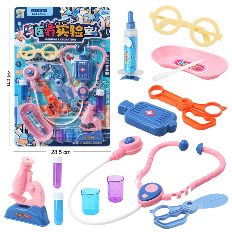 Free Shipping Small Doctor Toy Set Medical Box Nurse Children's House Girl 3 Years Old Stethoscope Baby Tool