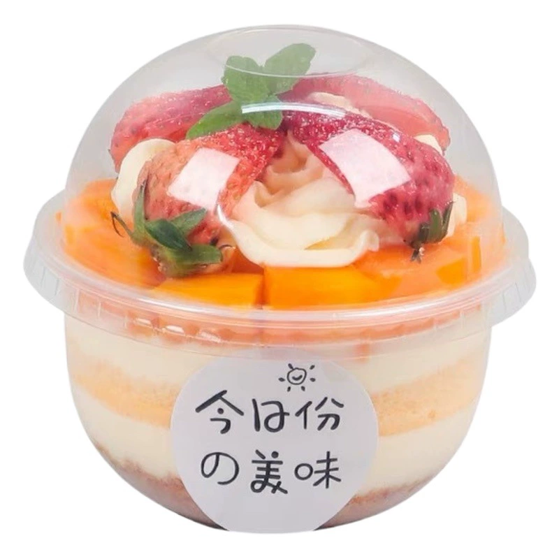 Бобо Cake Cup U-образная толстая чашка мусс тысяча слоев торт чашка молочный коктейль пудинг чашка десерт деревянная коробка для упаковки отрубей